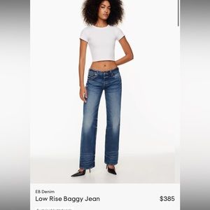 EB Denim Low Rise Baggy Jean